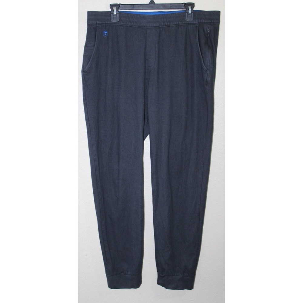 Twillory Mens Grey Athlounger Pants 2XL Interior Drawstring